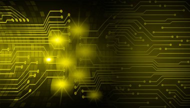 Siber devre gelecekteki teknoloji kavramı