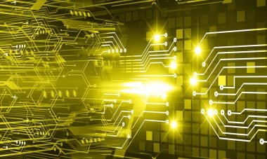 Siber devre gelecekteki teknoloji kavramı