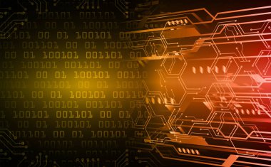 Siber devre gelecekteki teknoloji kavramı