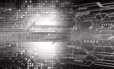 Siber devre gelecekteki teknoloji kavramı