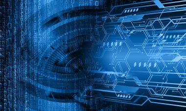 Siber devre gelecekteki teknoloji kavramı