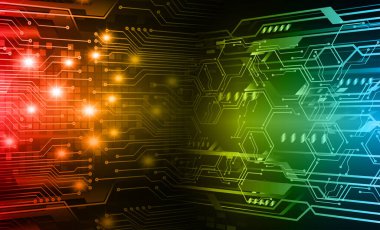 Siber devre gelecekteki teknoloji kavramı