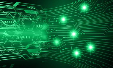 Siber devre gelecekteki teknoloji kavramı