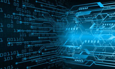 Siber devre gelecekteki teknoloji kavramı