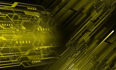 Siber devre gelecekteki teknoloji kavramı