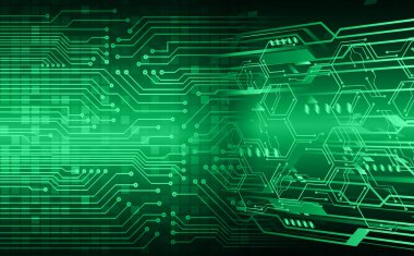 Siber devre gelecekteki teknoloji kavramı