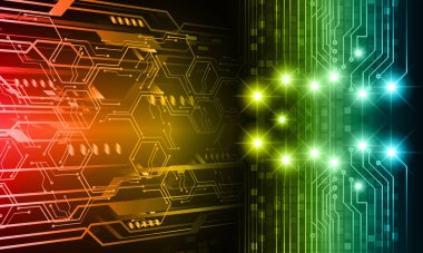 Siber devre gelecekteki teknoloji kavramı