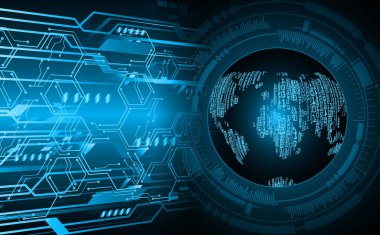 göz siber devre gelecekteki teknoloji konsepti