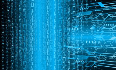 Siber devre gelecekteki teknoloji kavramı