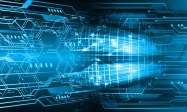 Siber devre gelecekteki teknoloji kavramı