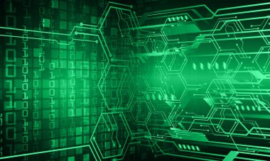 Siber devre gelecekteki teknoloji kavramı