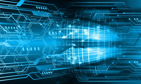 Siber devre gelecekteki teknoloji kavramı