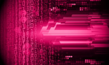 soyut teknoloji arka planı, vektör illüstrasyonu, siber güvenlik kavramı