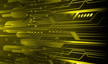 soyut teknoloji arka planı, vektör illüstrasyonu, siber güvenlik kavramı