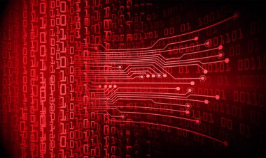 soyut teknoloji arka planı, vektör illüstrasyonu, siber güvenlik kavramı