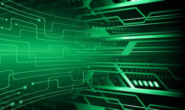 soyut teknoloji arka planı, vektör illüstrasyonu, siber güvenlik kavramı