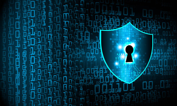 abstract technology background, vector illustration, cyber security concept