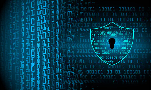 abstract technology background, vector illustration, cyber security concept