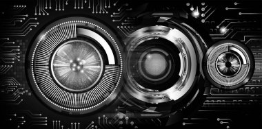 Siber devre gelecekteki teknoloji kavramı