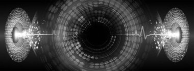 Siber devre gelecekteki teknoloji kavramı