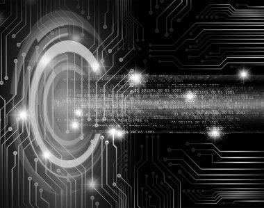 Siber devre gelecekteki teknoloji kavramı