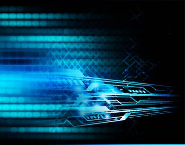 Siber devre gelecekteki teknoloji kavramı