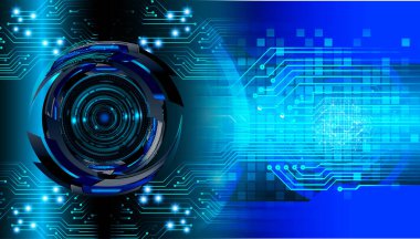 Siber devre gelecekteki teknoloji kavramı