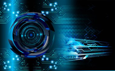 Siber devre gelecekteki teknoloji kavramı