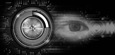 Siber devre gelecekteki teknoloji kavramı