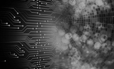 Siber devre gelecekteki teknoloji kavramı