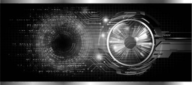 Siber devre gelecekteki teknoloji kavramı