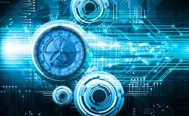 Siber devre gelecekteki teknoloji kavramı