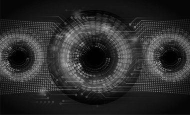 Siber devre gelecekteki teknoloji kavramı