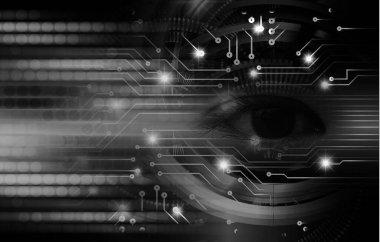 Siber devre gelecekteki teknoloji kavramı