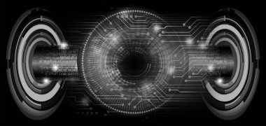 Siber devre gelecekteki teknoloji kavramı