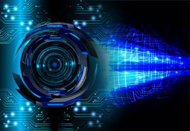 Siber devre gelecekteki teknoloji kavramı