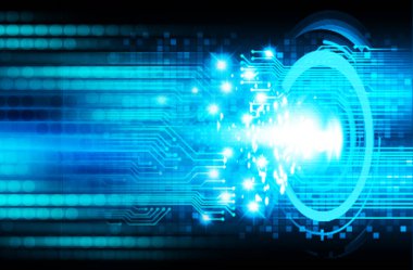 Siber devre gelecekteki teknoloji kavramı