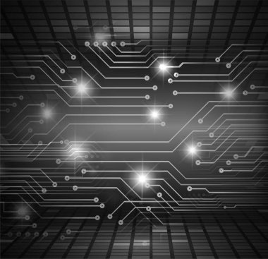 Siber devre gelecekteki teknoloji kavramı