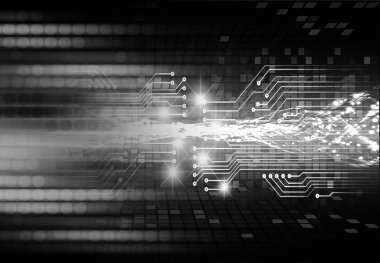 Siber devre gelecekteki teknoloji kavramı