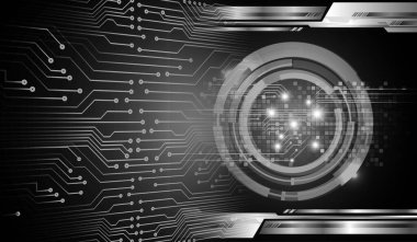 Siber devre gelecekteki teknoloji kavramı