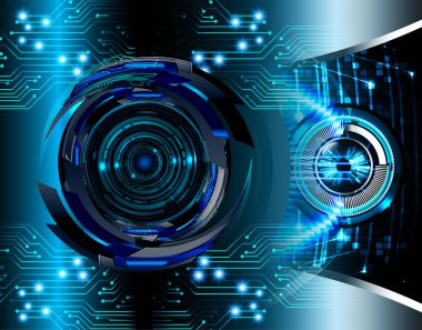 Siber devre gelecekteki teknoloji kavramı