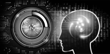 Siber devre gelecekteki teknoloji kavramı