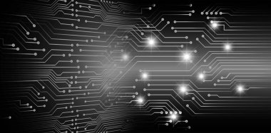 Siber devre gelecekteki teknoloji kavramı