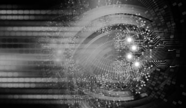 Siber devre gelecekteki teknoloji kavramı