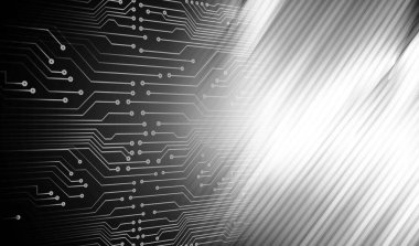 Siber devre gelecekteki teknoloji kavramı