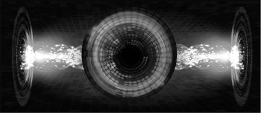 Siber devre gelecekteki teknoloji kavramı