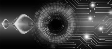 Siber devre gelecekteki teknoloji kavramı