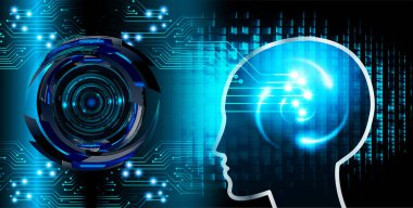 Siber devre gelecekteki teknoloji kavramı