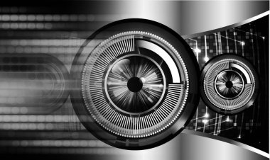 Siber devre gelecekteki teknoloji kavramı