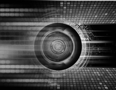 Siber devre gelecekteki teknoloji kavramı